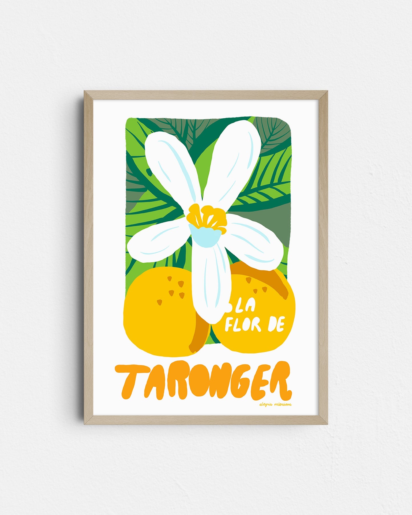 lámina 'La flor de taronger'